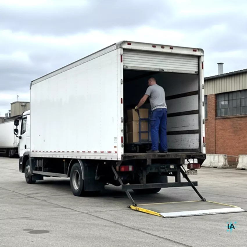 Imagen que representa la plataforma de Carga Útil, empresa de transporte en Valencia, donde empresas de transporte ofrecen tarifas y clientes solicitan presupuestos